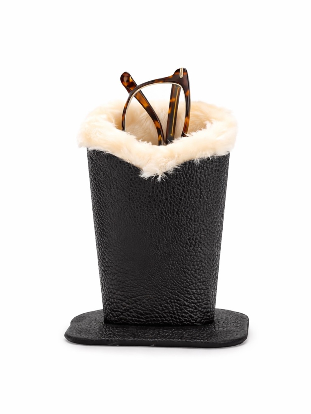 Plush Lined Eyeglasses Holder – Anti-Scratch Stand